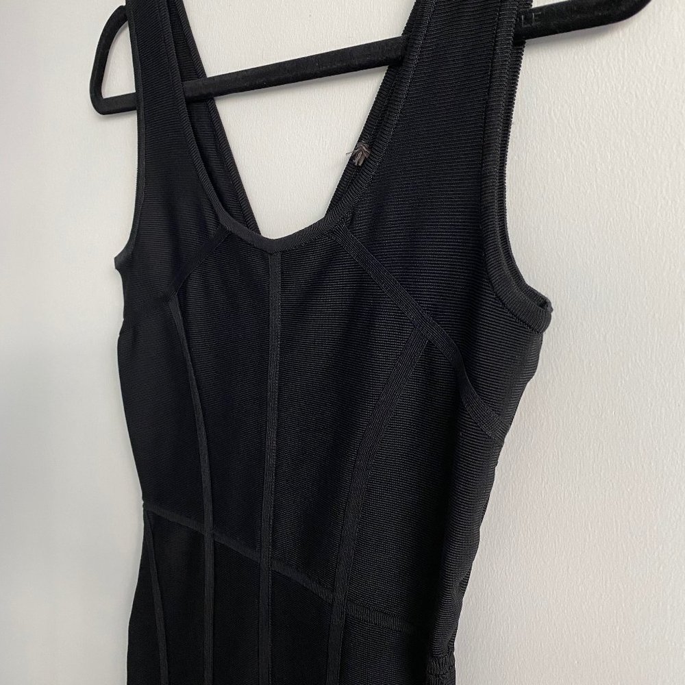 BLACK BODYCON DRESS - Picture 4 of 5
